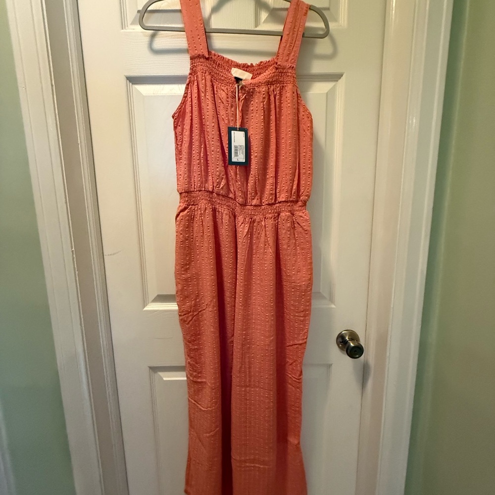 Target Coral Textured jumpsuit